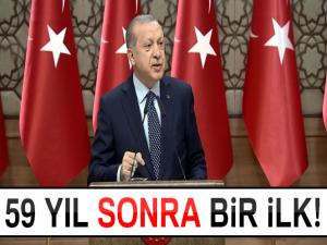 59 yıl aradan sonra bir ilk