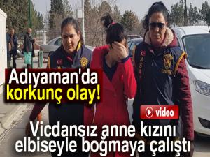 Adıyaman'da korkunç olay! Hastanede çocuğunu boğarak öldürmeye çalıştı