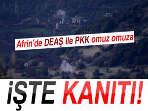 Afrinde DEAŞ ile PKK omuz omuza