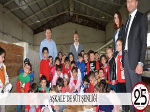 Aşkalede süt şenliği 