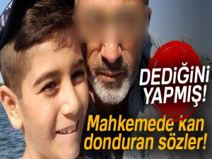 Babası tarafından öldürülen Yiğitcanın annesi mahkemede konuştu