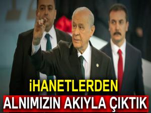 Bahçeli: İhanetlerden alnımızın akıyla çıktık