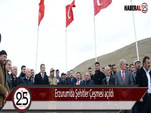  Erzurumda Şehitler Çeşmesi açıldı 