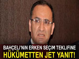 Hükümetten Bahçeli'nin erken seçim teklifine jet yanıt