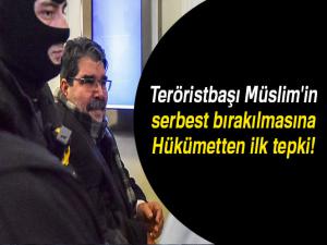 Hükümetten teröristbaşı Salih Müslim'in serbest bırakılmasıyla ilgili ilk açıklama