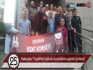 Keleşoğlu; Engellileri topluma kazandırma gayreti içindeyiz 