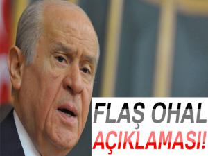 MHP Genel Başkanı Devlet Bahçeli'den flaş açıklamalar