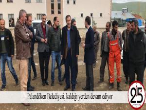 Palandöken Belediyesi, kaldığı yerden devam ediyor