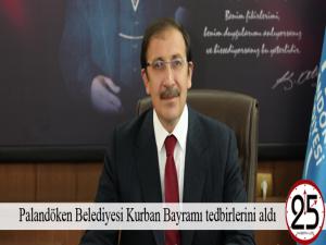 Palandöken Belediyesi Kurban Bayramı tedbirlerini aldı 