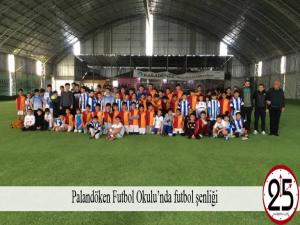 Palandöken Futbol Okulunda futbol şenliği