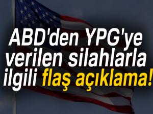 Pentagon: 'YPGye verilen silahları dikkatle izliyoruz'