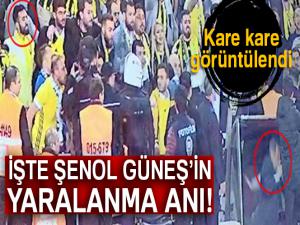 Şenol Güneş'in yaralandığı anlar kare kare görüntülendi