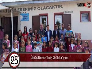 Ülkü Ocaklarından Kardeş Köy Okulları projesi 