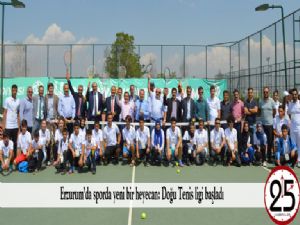  Erzurum'da sporda yeni bir heyecan: Doğu Tenis ligi başladı