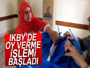 IKBY'de oy vereme işlemi başladı