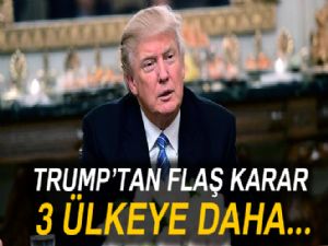 Trump, ABD'ye seyahat yasağını genişletti