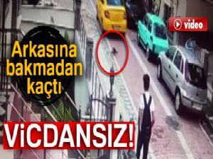 Minik köpeği ezen taksi şoförünün ardına bakmadan kaçması kamerada