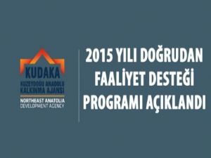 KUDAKA 2015 YILI PROGRAMI AÇIKLANDI