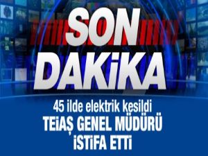 TEİAŞ Genel Müdürü istifa etti