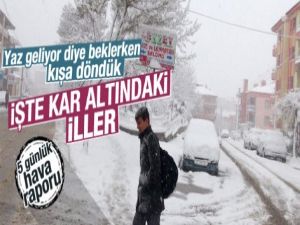 Soğuk hava birçok ili etkisi altına aldı