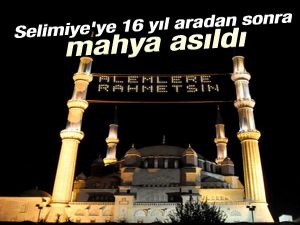  16 yıl sonra mahya asıldı