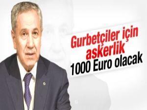 Gurbetçilerden alınan askerlik bedelinde indirim sözü