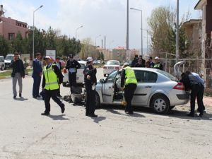 Erzurum'da polis - şüpheli kovalaması