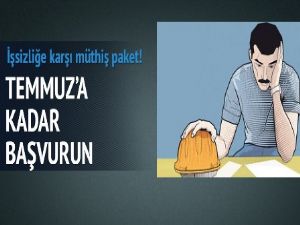 İşsize müthiş paket!