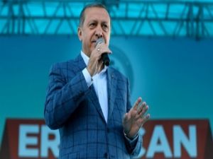 Cumhurbaşkanı Erdoğan, Erzurum'da konuşuyor