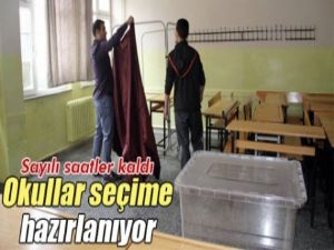 Okullar seçime hazırlanıyor