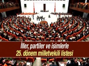 2015 genel seçiminde TBMM'ye giren isimler