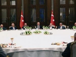 Cumhurbaşkanı Erdoğan ilim adamları ile iftar yaptı