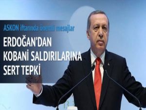 Erdoğan: Kobani'deki saldırıları en şiddetli şekilde kınıyoruz