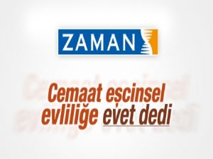 Cemaat yazarı eşcinsel haklarını savundu