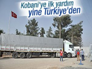 Türkiye'den Kobani'ye 3 günde 10 tır insani yardım