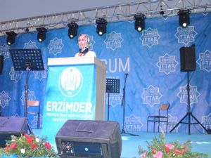 Sümeyye Erdoğan Erzurum'da