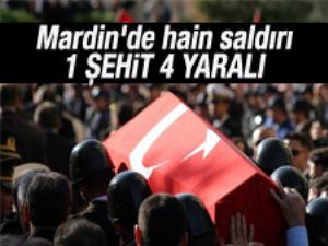 Mardin'de askere mayınlı saldırı: 1 şehit