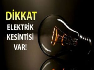 ARAS EDAŞ’TAN ELEKTRİK KESİNTİSİ AÇIKLAMASI