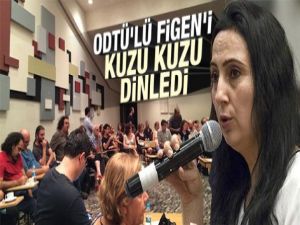 Figen Yüksekdağ ODTÜ'de konuştu