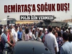 Demirtaş'ın konvoyu Mardin çıkışında durduruldu