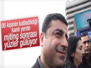 Demirtaş kanlı meydanda HDP'ye oy istedi