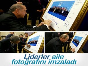 Liderler aile fotoğrafına imza attılar