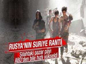 Suriye'deki iç savaş Rusyalı silah şirketlerine yaradı