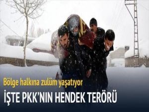 Yaralı kadına hendek zulmü