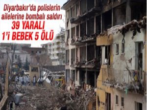 Diyarbakır'da terör saldırıları: 5 ölü 39 yaralı