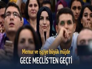 Memur ve işçilere müthiş haklar geliyor