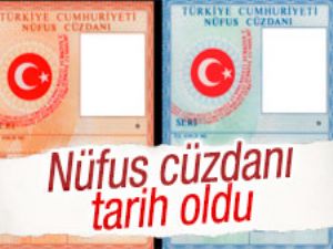 Nüfus cüzdanı ibaresi resmen değişti