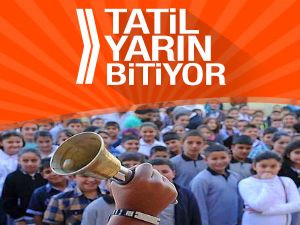 Yarıyıl tatili yarın sona eriyor