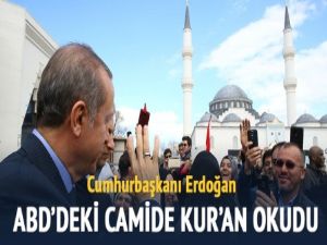 Erdoğan, ABD'de Kur'an okudu