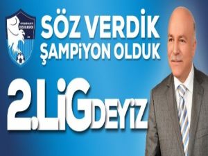 B.b. Erzurumspor Şampiyon Oldu